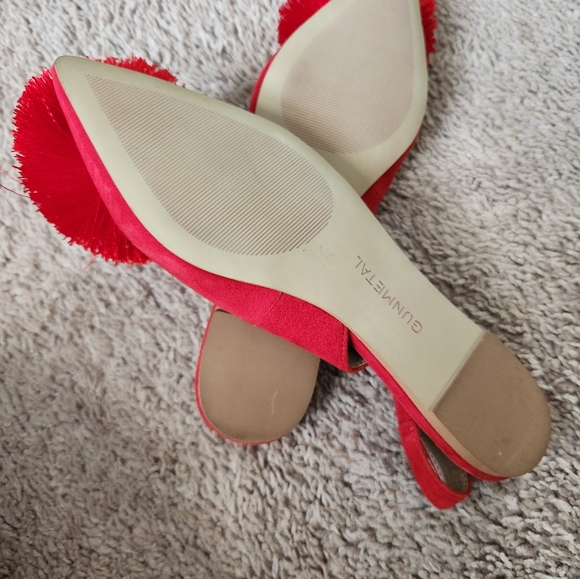 New Gunmetal pom pom flats - Picture 6 of 6